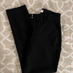 Ladies pinstripe Black Dress Pants